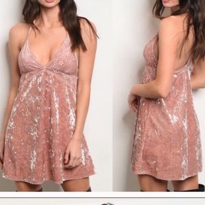 Pink babydoll dress